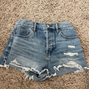 pac sun denim shorts